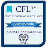 CFL | Certified Financial Litigator | Attorney Award | Divorce Financial Skills | AACFL